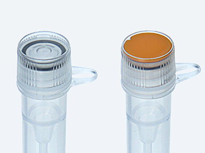 凹蓋結(jié)構(gòu)可安裝多色壓片， 8種顏色可選，為樣品標(biāo)識(shí)提供更多選擇